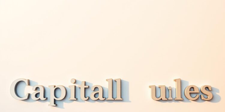 Capitalization