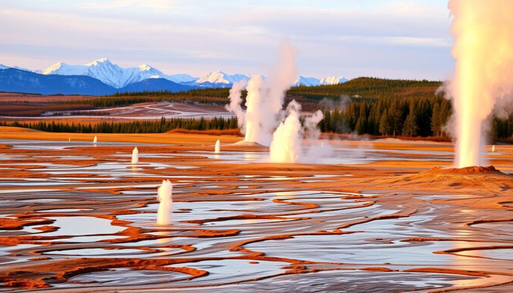 Famous Yellowstone Geysers Famous Yellowstone Geysers