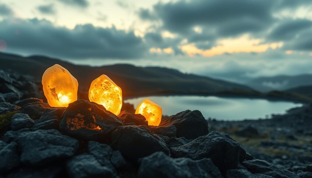Glowing Stones in Culture