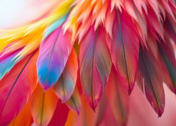 Rainbow Feather
