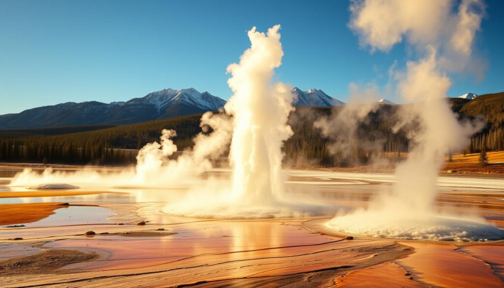 Yellowstone National Park geysers Yellowstone National Park geysers