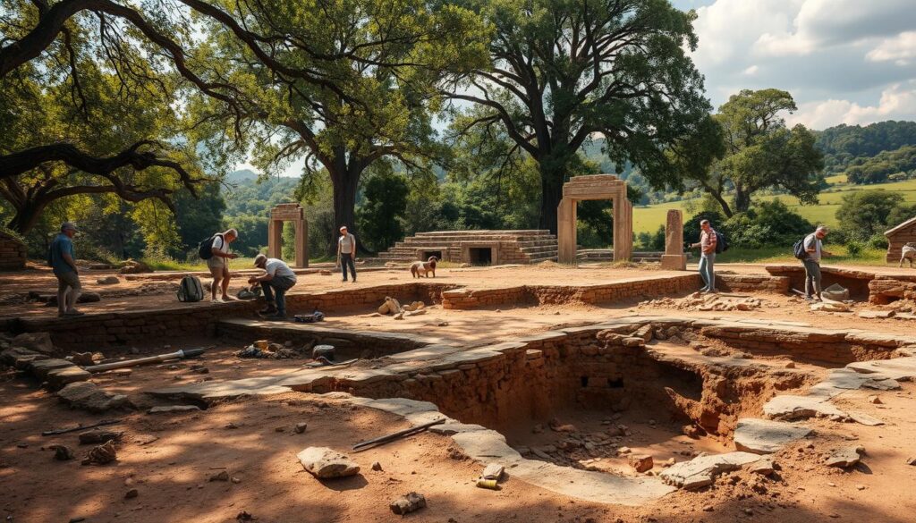archaeological excavation archaeological excavation