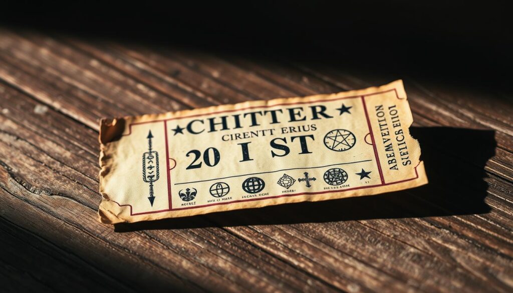 cryptic clues on a ticket cryptic clues on a ticket