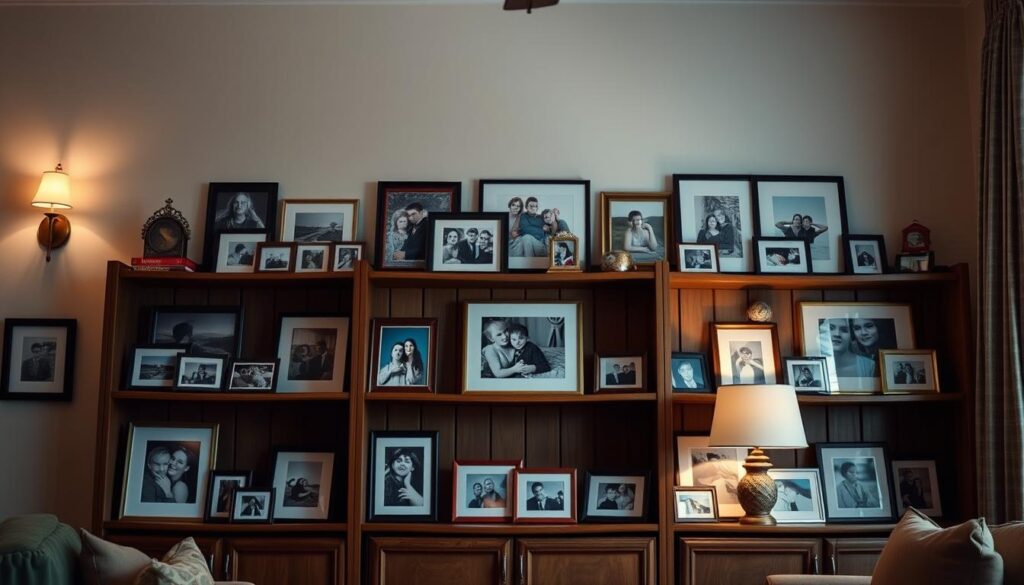 displaying photos displaying photos
