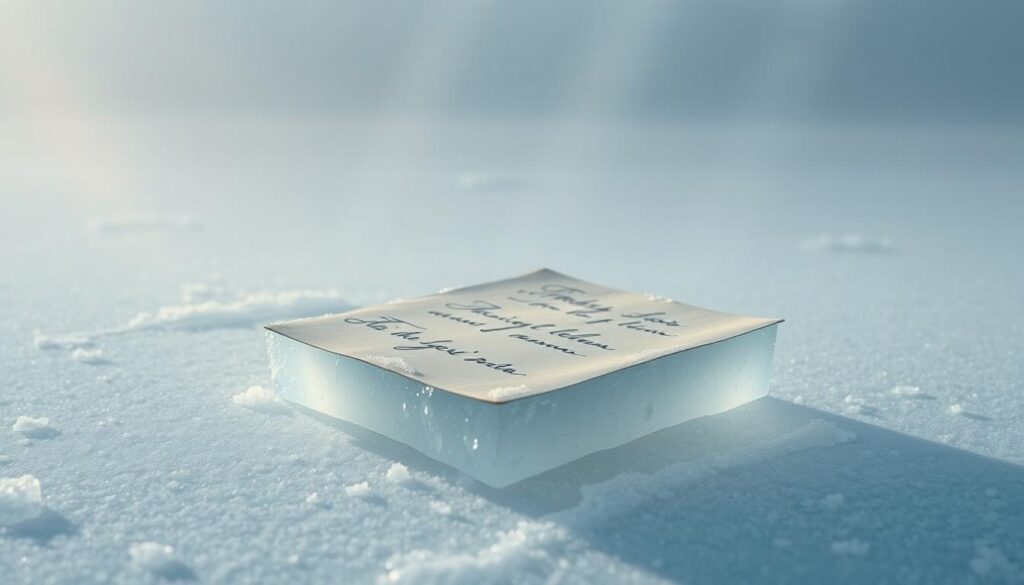 emotional value of ice-bound messages emotional value of ice-bound messages