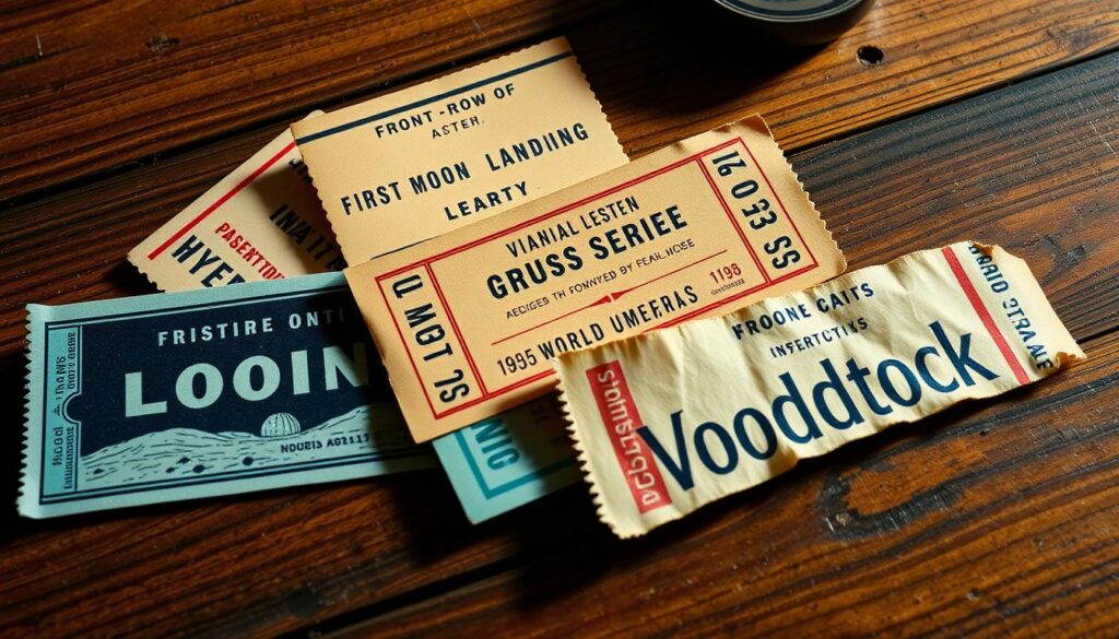 famous ticket stubs