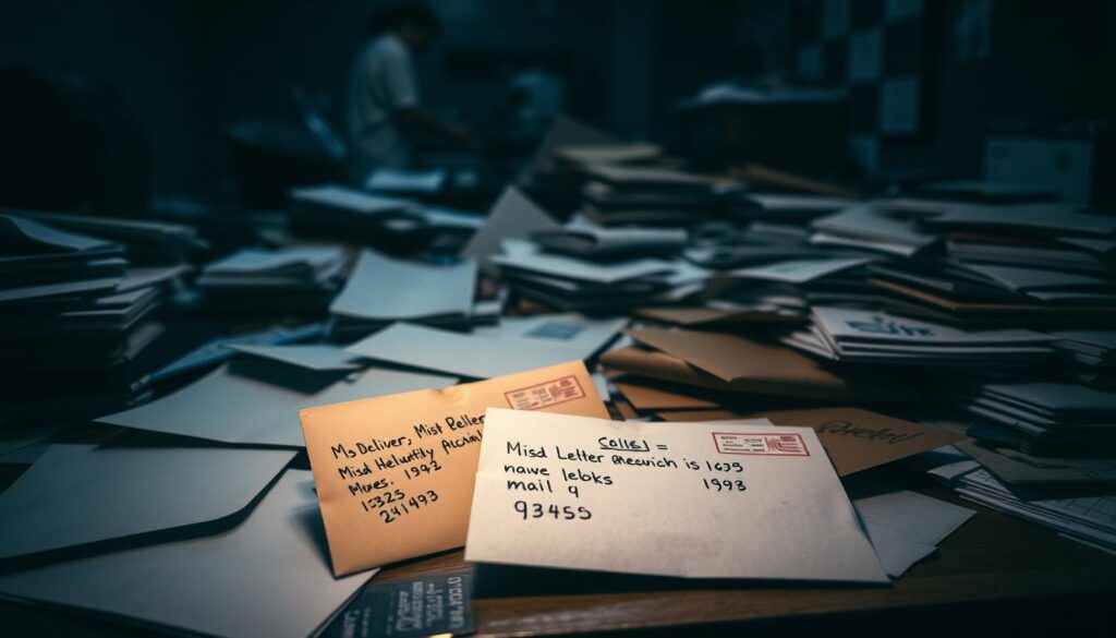 misdelivered letters