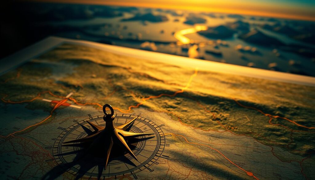 navigation with map symbols navigation with map symbols