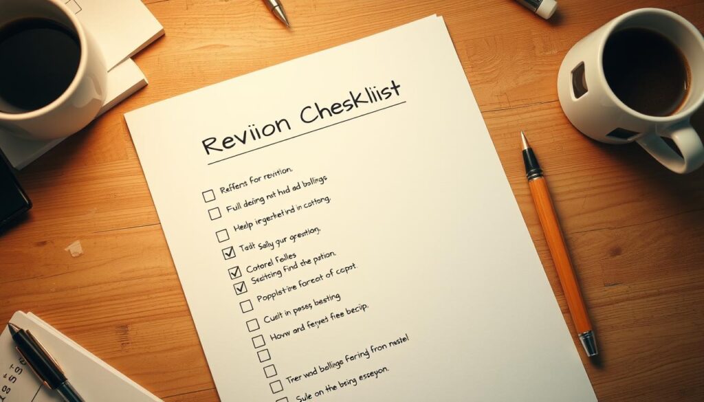 personalized revision checklist personalized revision checklist