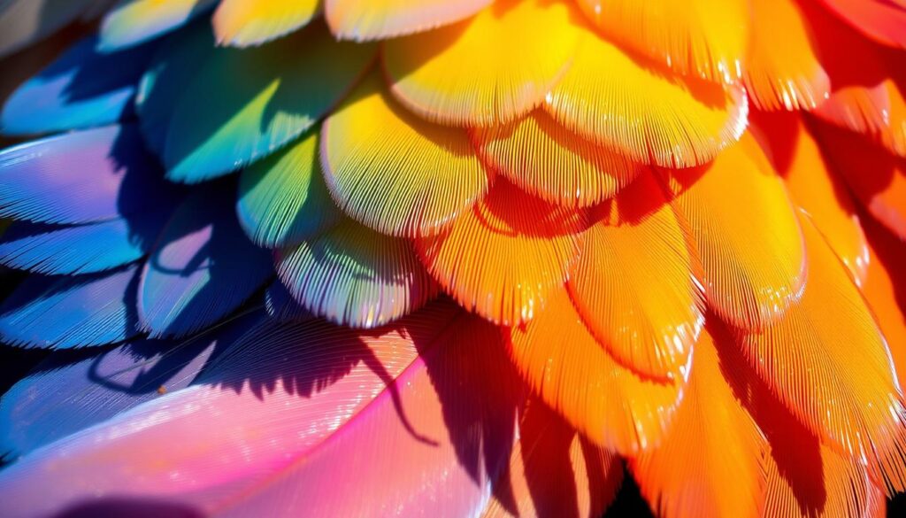 rainbow feathers rainbow feathers