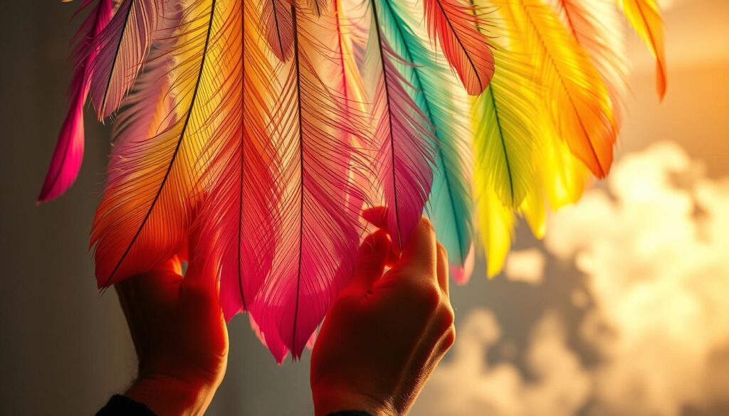 rainbow feathers crafting rainbow feathers crafting