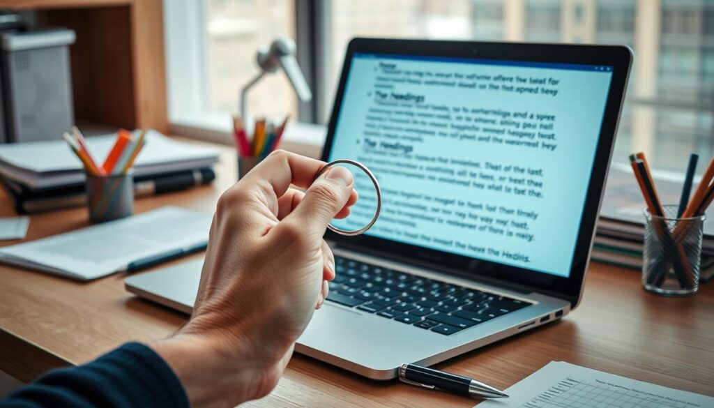 testing effectiveness of headings testing effectiveness of headings