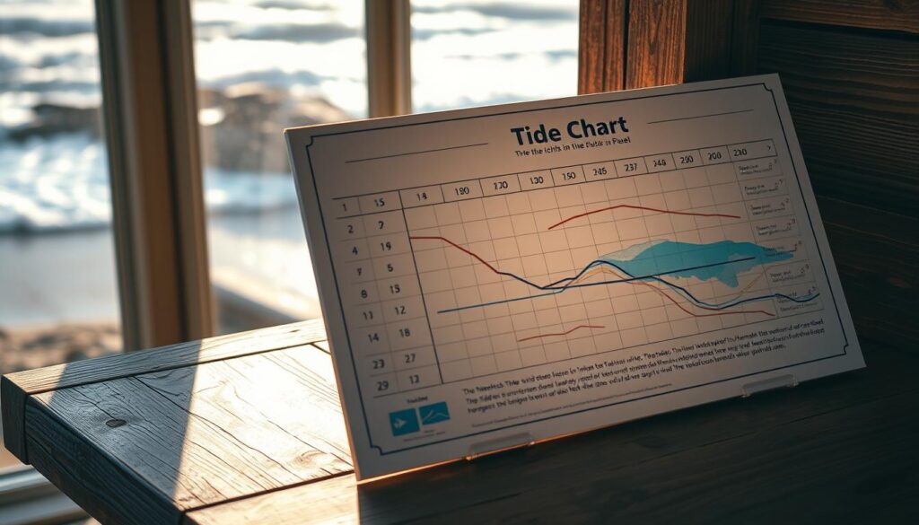 tide charts for beach planning