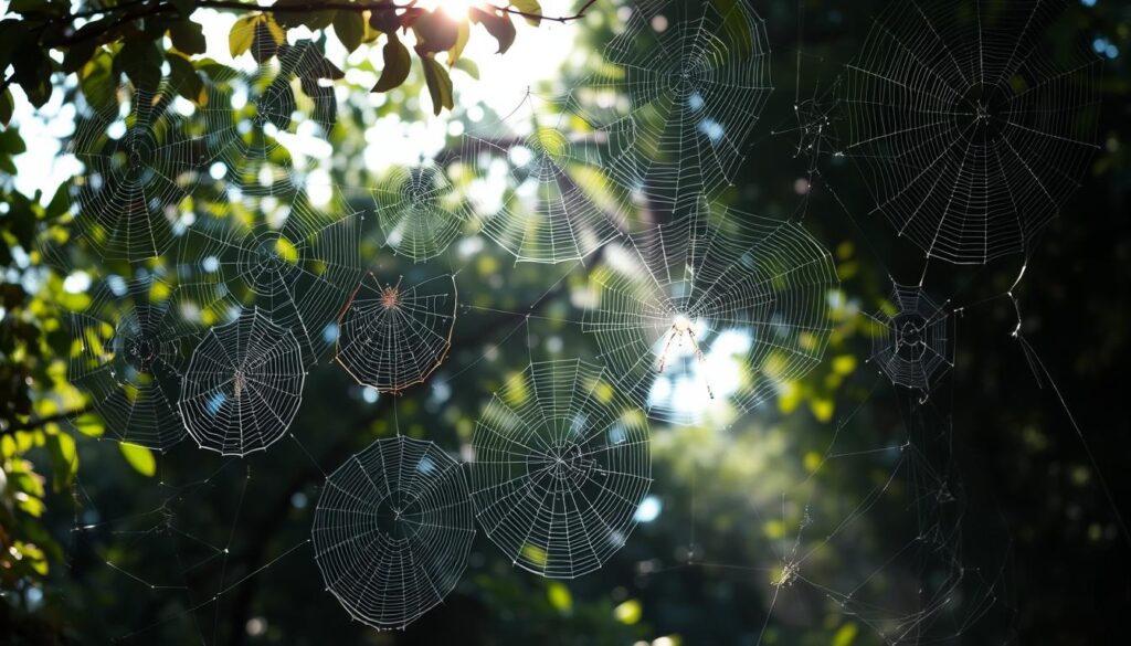 types of spider webs types of spider webs