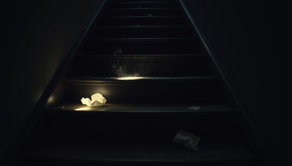 unexplained evidence on stairs unexplained evidence on stairs
