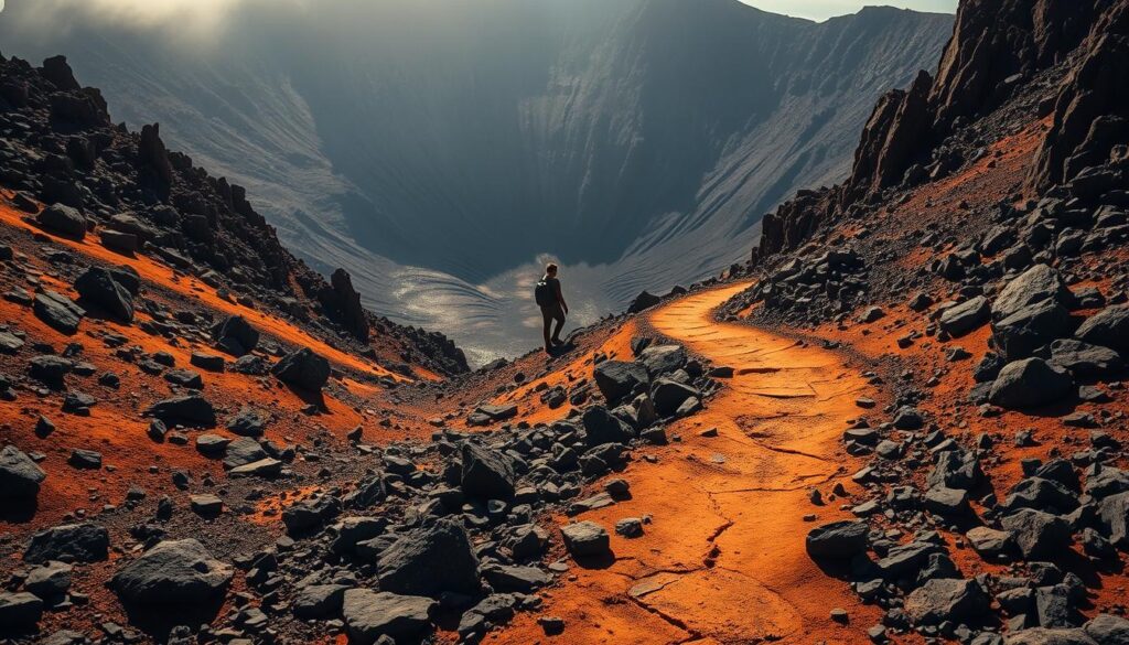 volcano crater journey volcano crater journey