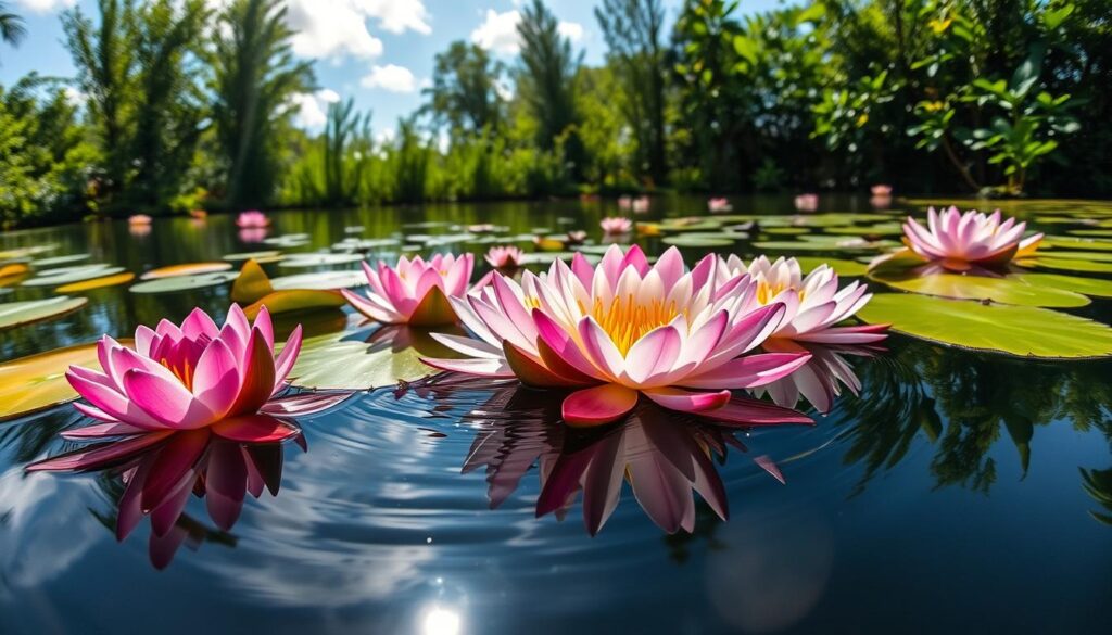 water lilies